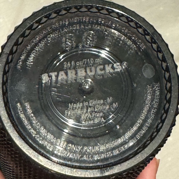 NWOT Starbucks Black Studded Tumbler 2020 Iridescent Fall HALLOWEEN Gunmetal - Picture 8 of 9